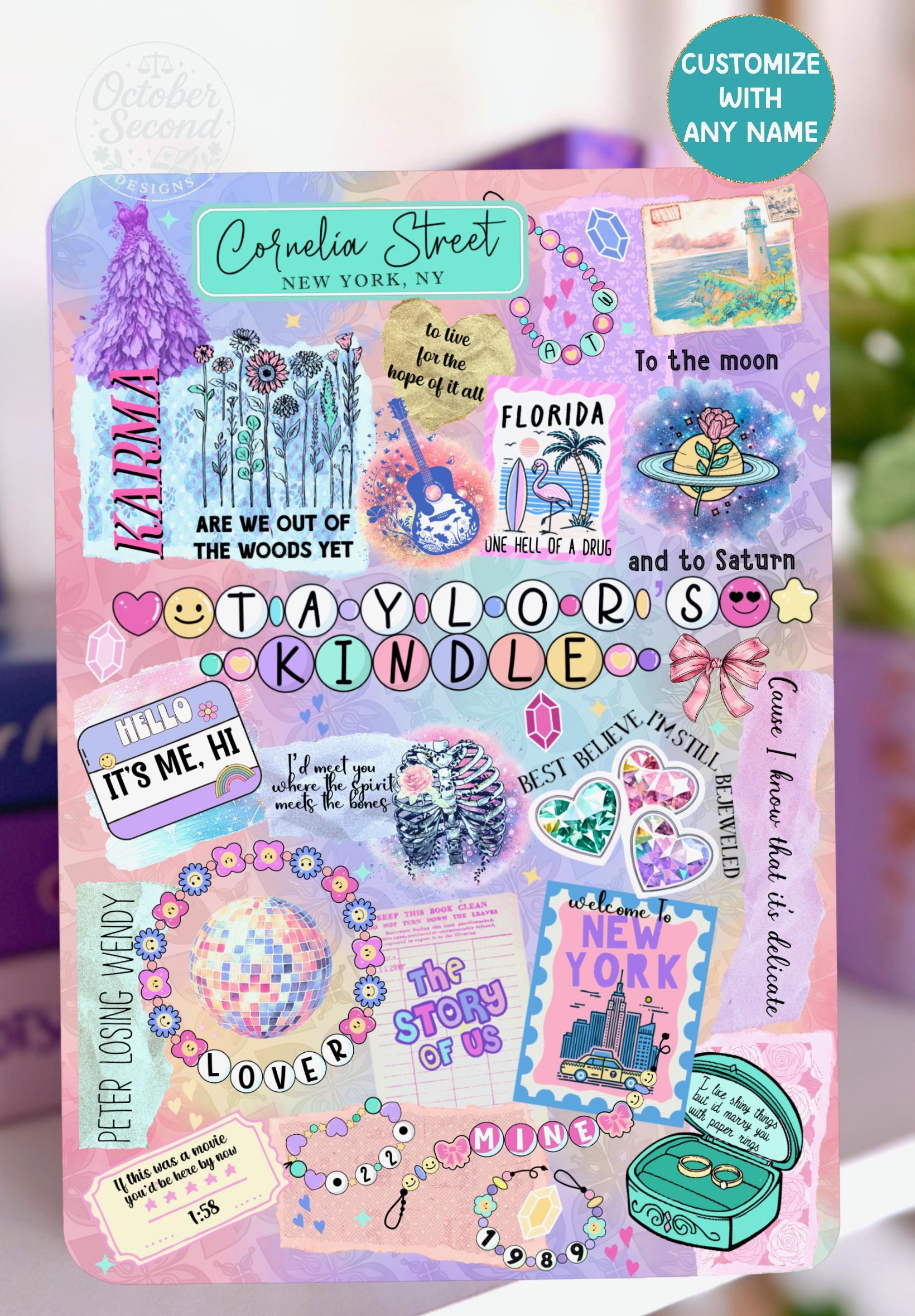 Friendship Bracelet Era Kindle insert back side