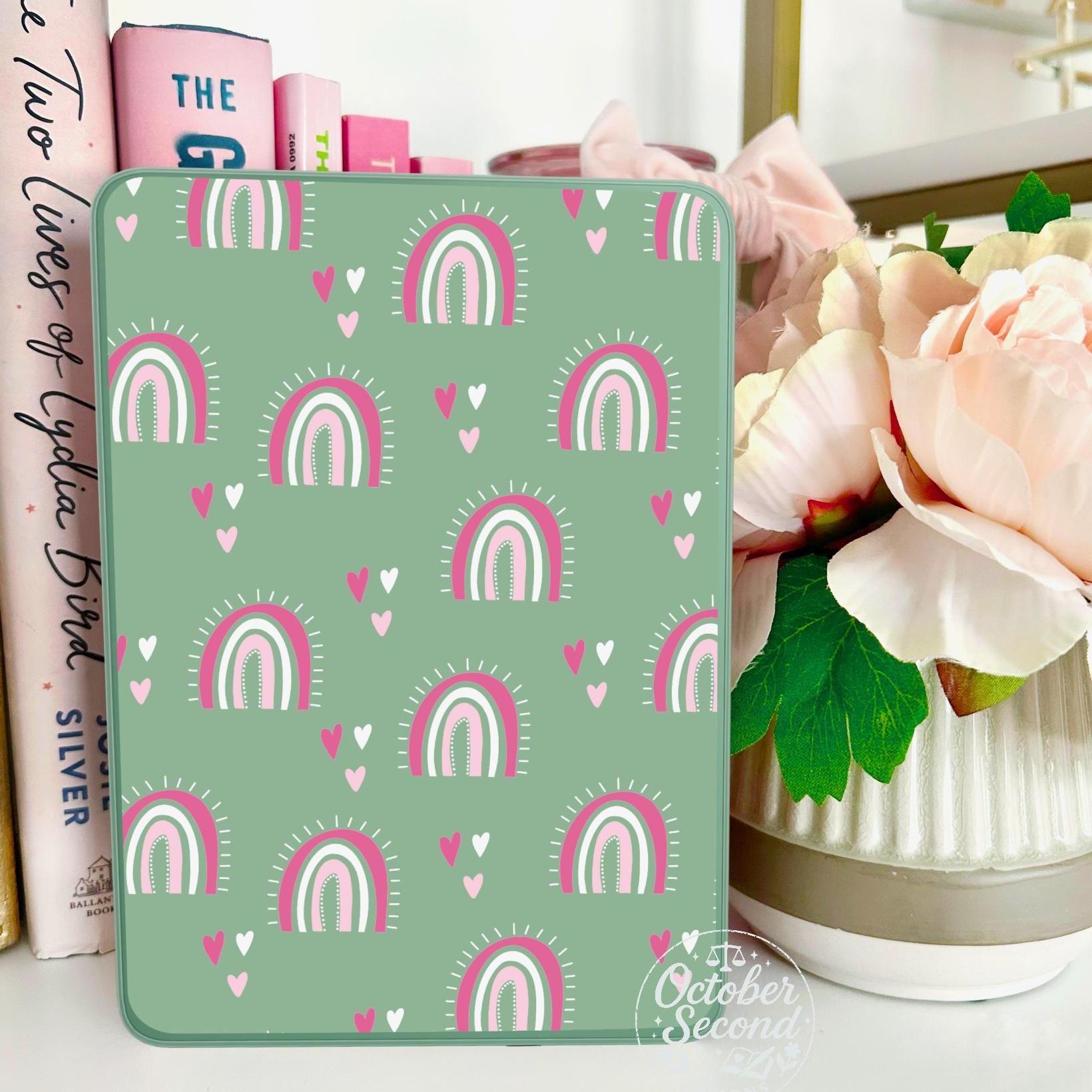 Matcha Rainbow Kindle insert back side