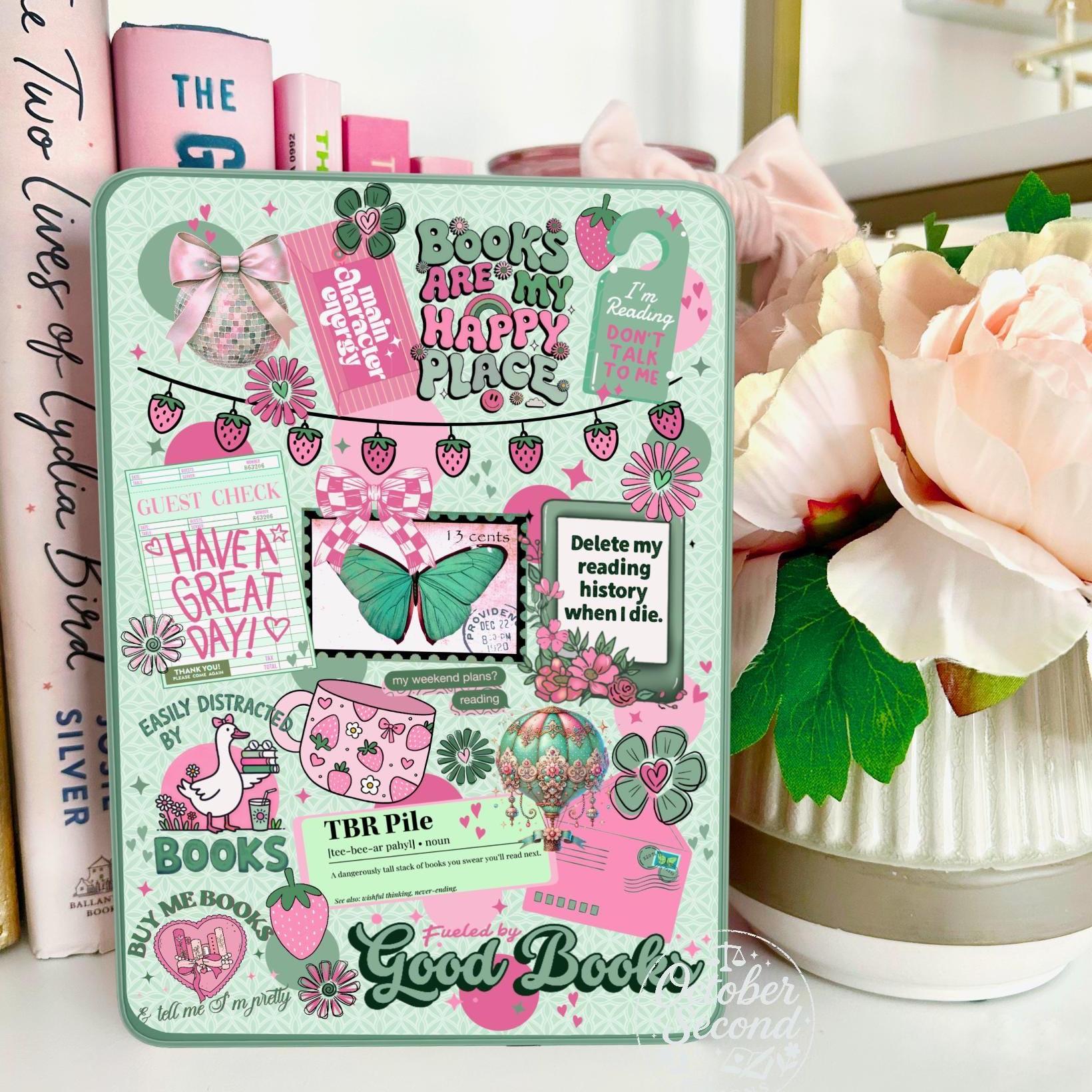Fueled by Good Books double-sided Kindle insert front side